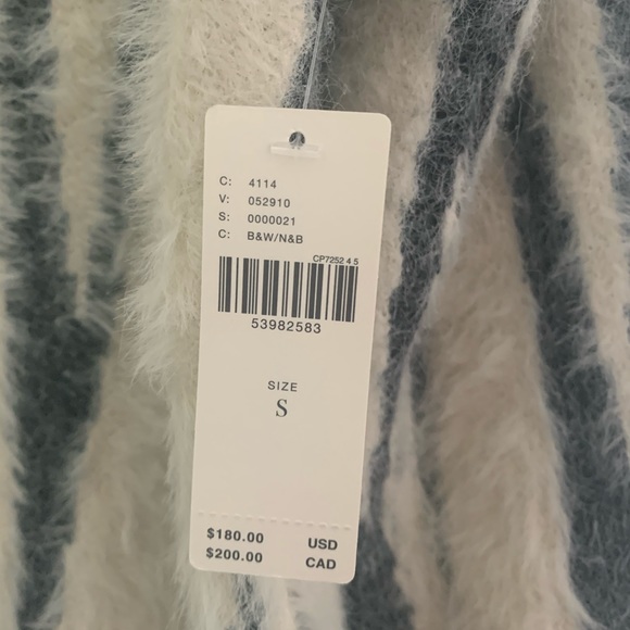 NWT soft anthro eyelash sweater half zip pullover - Picture 4 of 7